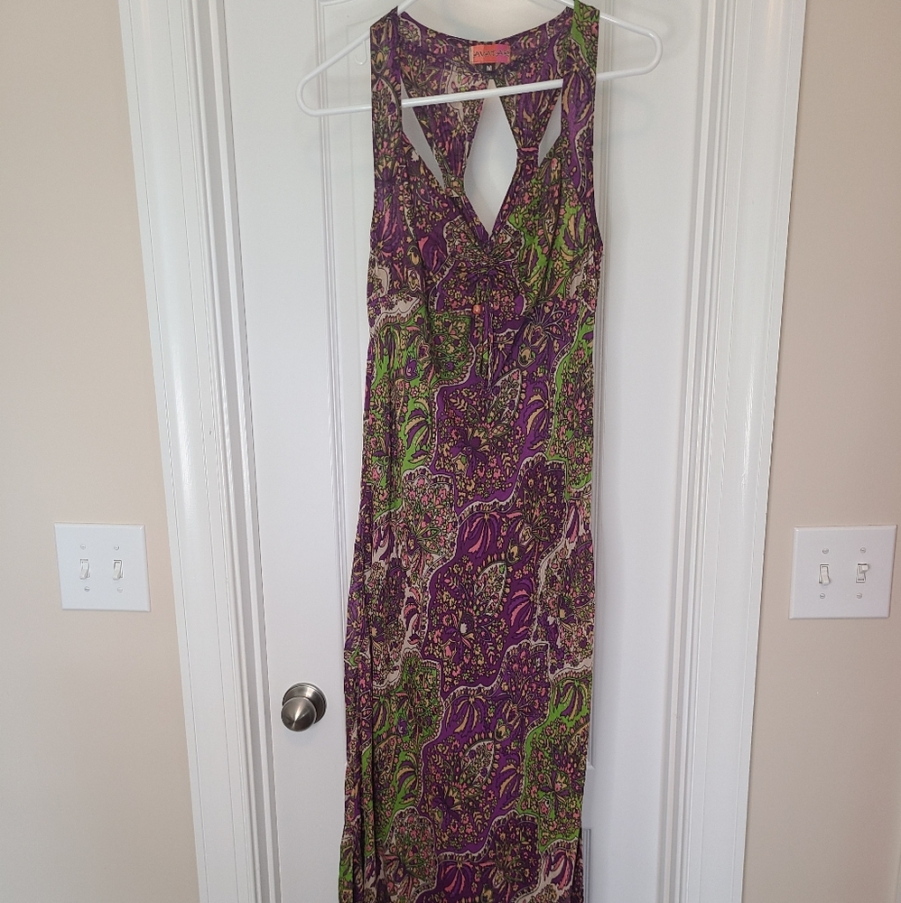 Paisley maxi dress